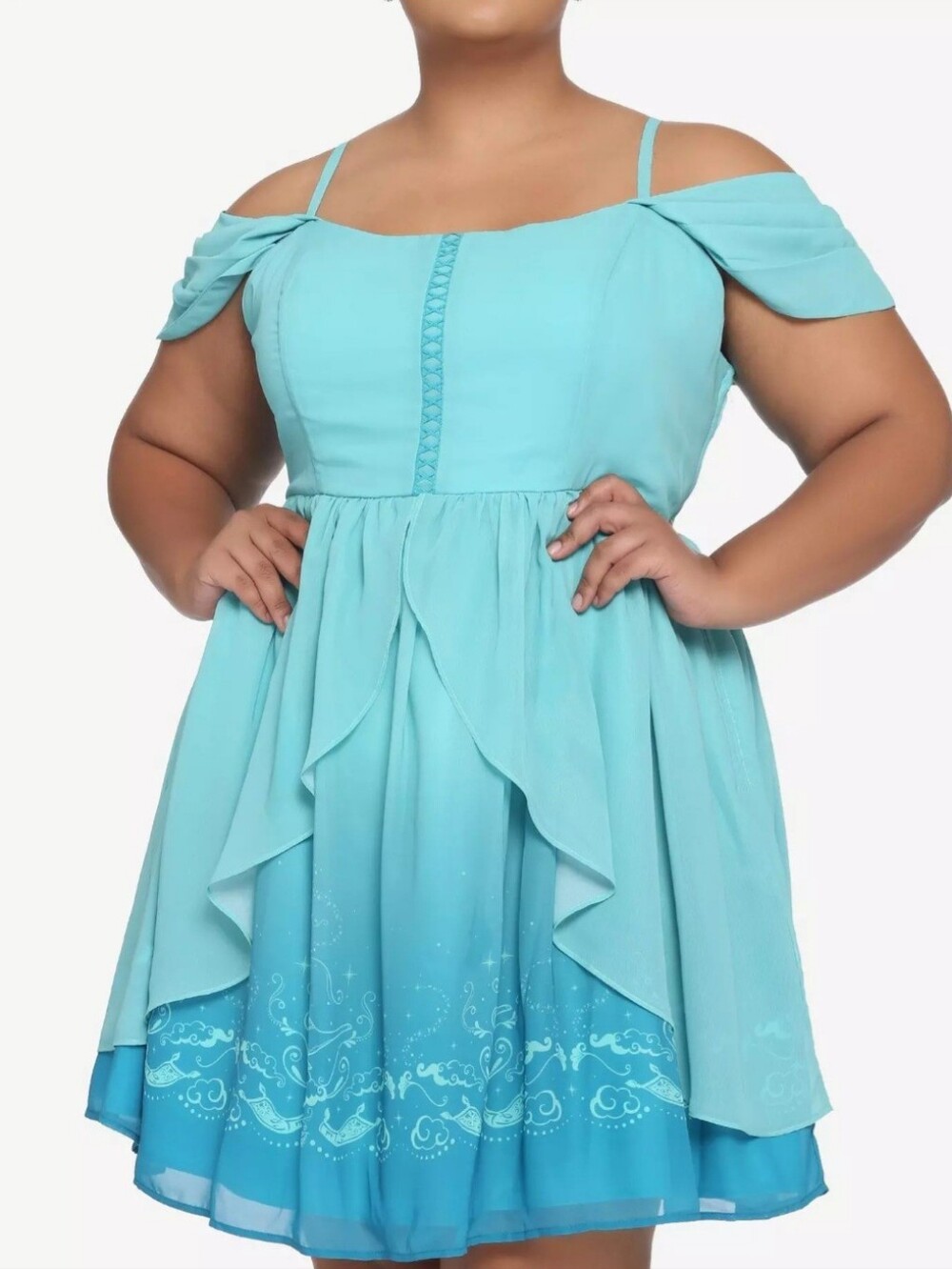 NWT Her Universe x Disney Princess Jasmine Dress Hot Topic Size XL - Picture 1 of 14